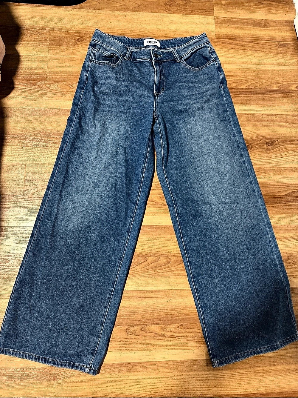 RSQ Mid Rise Wide Leg Jeans Wide Leg Jeans in Blue Waist 29 Like New